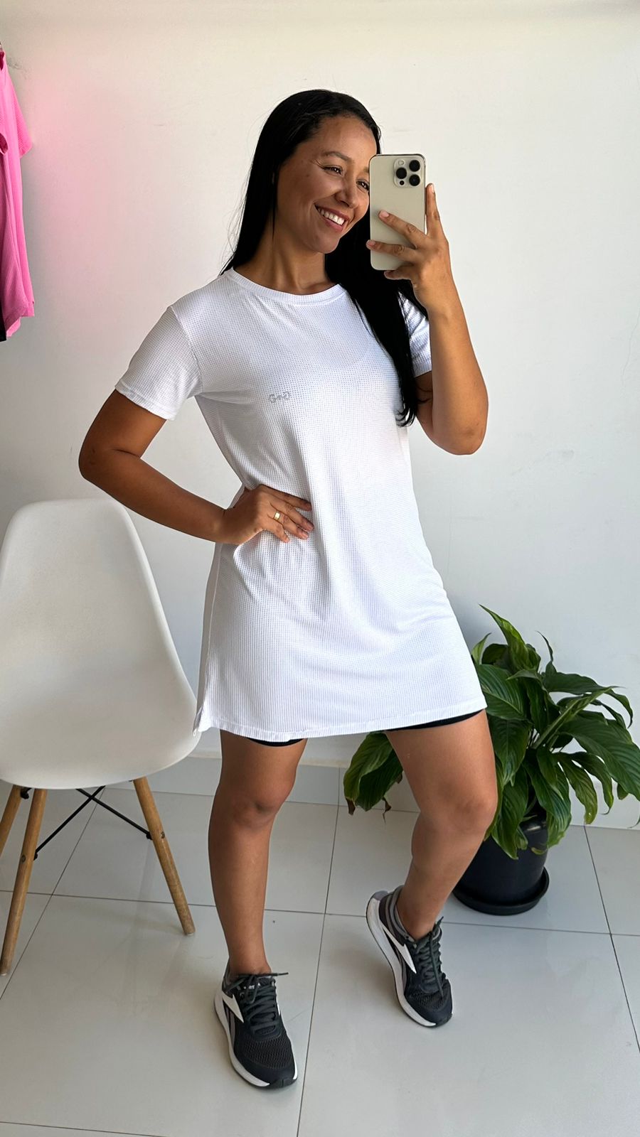 BLUSAO PARA MALHAR POLIAMIDA DRY FIT COMPRIMENTO ALONGADO TAMANHO GG