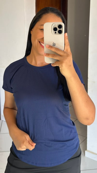 BLUSA PARA MALHAR BABY LOOK DRY FIT TAMANHO G