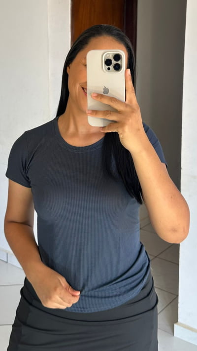 BLUSA PARA MALHAR BABY LOOK DRY FIT TAMANHO GG