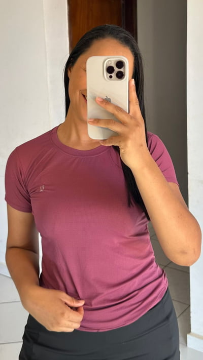 BLUSA PARA MALHAR BABY LOOK DRY FIT TAMANHO GG