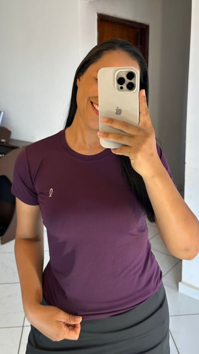 BLUSA PARA MALHAR BABY LOOK DRY FIT TAMANHO P