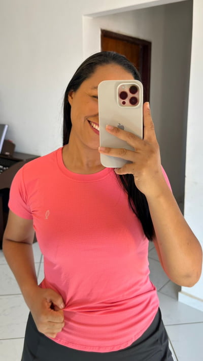 BLUSA PARA MALHAR BABY LOOK DRY FIT TAMANHO P