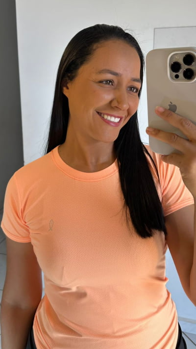 BLUSA PARA MALHAR BABY LOOK DRY FIT TAMANHO P