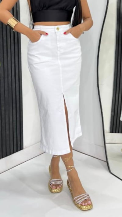 SAIA JEANS FENDA FRONTAL BRANCA VS