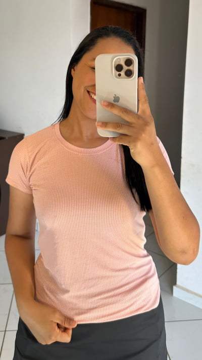 BLUSAO PARA MALHAR POLIAMIDA DRY FIT COMPRIMENTO ALONGADO TAMANHO M